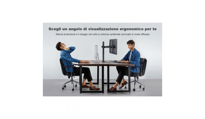 Techly kaheekraaniline lauakinnitus LCD (301740) 13-27"