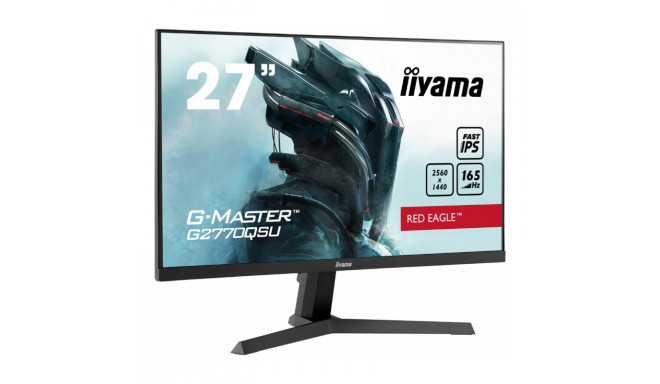 Iiyama G-MASTER Red Eagle G2770QSU-B1 - LED monitor - 27" - 2560 x 1440 WQHD @ 165 Hz - Fast IPS - 4