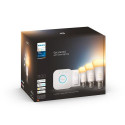 Philips Hue White ambience Starter kit: 3 E27 smart bulbs (1100) + dimmer switch