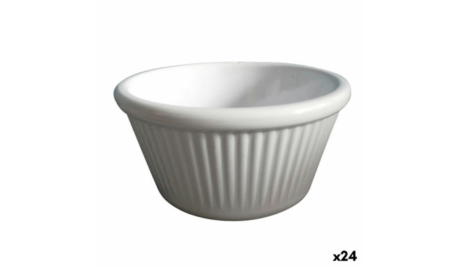 Bowl Quid Professional Melamina Ramekin White Plastic 7 x 7 x 3,5 cm