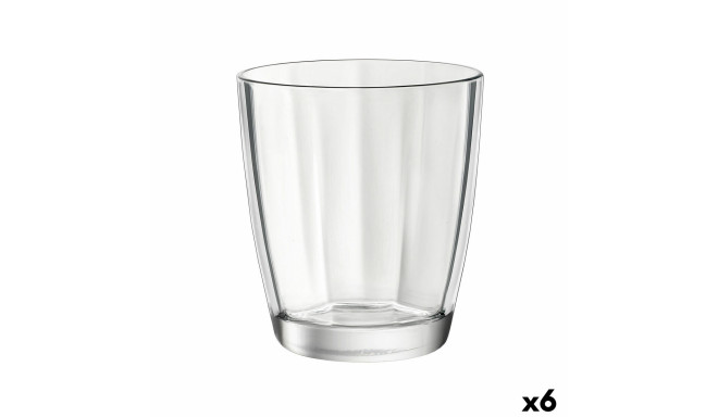 Glass Bormioli Rocco Pulsar Transparent Glass (6 Units) (305 ml)