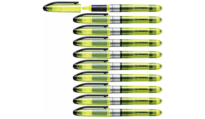 Fluorescent Marker Stabilo Navigator Yellow 10 Pieces (1 Unit)