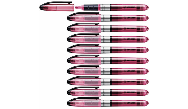 Fluorescent Marker Stabilo Navigator Pink 10 Pieces (1 Unit)