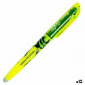 Fluorescējošs Marķieris Pilot Frixion Light Tumsā spīdošs Izdzēšama tinte Slīpēts Dzeltens 12 gb.