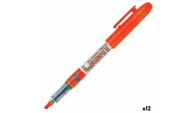 Fluorescent Marker Pilot V Light Orange (12 Units)