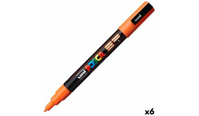 Marker POSCA PC-3M Orange (6 Units)