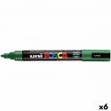 felt-tip pens POSCA PC-5M Green 6 Units