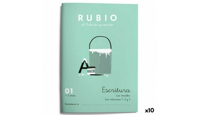 Writing and calligraphy notebook Rubio Nº01 A5 испанский 20 Листья (10 штук)