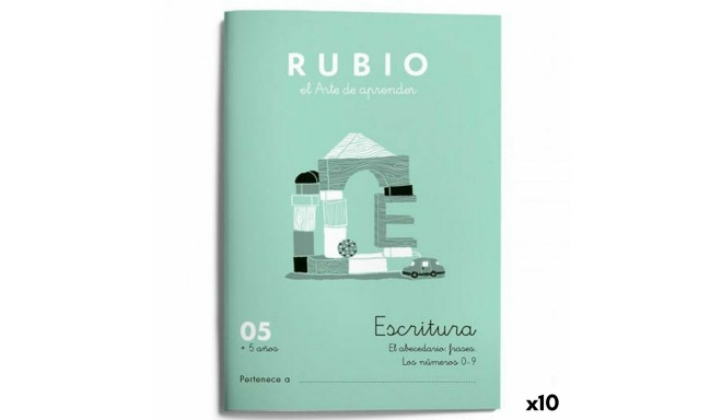 Writing and calligraphy notebook Rubio Nº05 A5 Spanish 20 Sheets (10 Units)