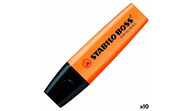 Fluorestseeruv Marker Stabilo Boss Oranž 10 Tükid, osad (10 Ühikut)