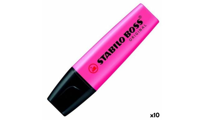 Fluorestseeruv Marker Stabilo Boss Roosa 10 Tükid, osad (10 Ühikut)