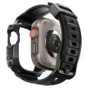 Kaitseümbris Rugged Armor Pro, Apple Watch Ultra, koos kellarihmaga, must, Spigen
