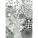 Joonistuspaber Talens Sakura Zentangle Valge 20  Tükid, osad (89 x 89 mm)