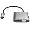 Kanex USB-C VGA Adapter with Power Delivery - USB 1,5 A, USB-C Power Delivery 60 W + VGA Full HD (An