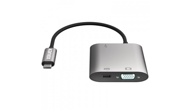 Kanex USB-C VGA Adapter with Power Delivery - Adapter z USB-C na USB 1,5 A, USB-C Power Delivery 60 