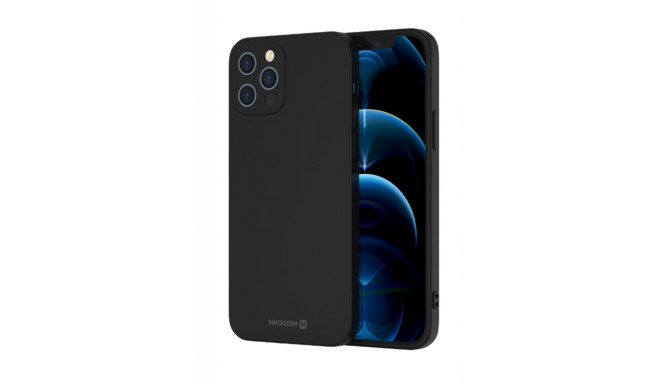 Swissten Soft Joy Silicone Case for Samsung Galaxy S23 Plus Black