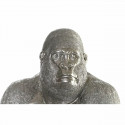 Dekoratīvās figūriņas DKD Home Decor Sudrabains Sveķi Gorilla (46 x 40 x 61 cm)