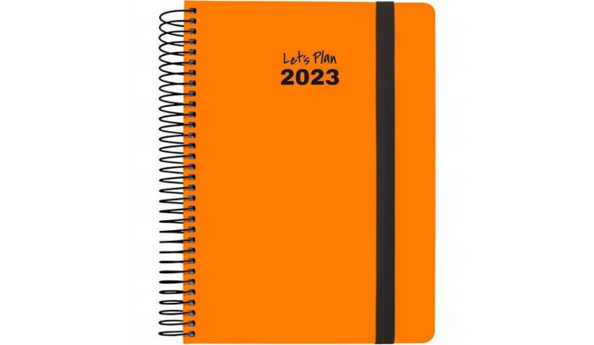 Diary Grafoplas NEON 2023 Orange (15 x 21 cm)