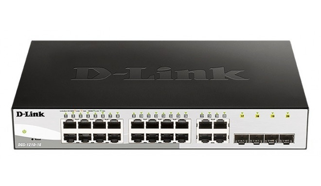 Switch DGS-1210-16 16GE 4SFP