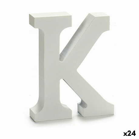 Letter Pincello 1711047 K White 2 x 16 x 14,5 cm (24 Units)