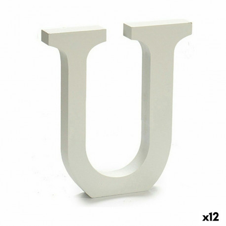 Letter Pincello 1711021 U White 1,8 x 21 x 17 cm (12 Units)