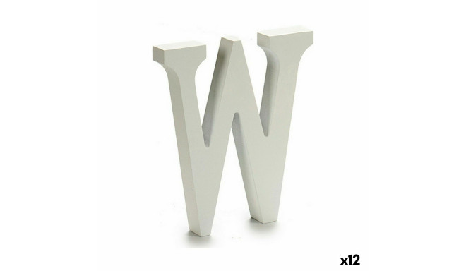 Letter Pincello 1711023 W White 1,8 x 21 x 17 cm (12 Units)