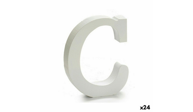 Täht Pincello C Valge Puit 2 x 11 cm (24 Ühikut)