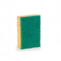 Scouring Pads Set Abrasive fibre Green Yellow Cellulose (14 Units)