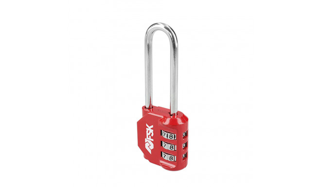 Combination padlock Ferrestock Red (53 mm)
