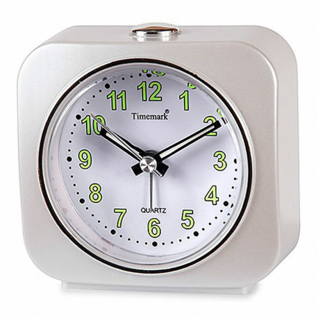 Alarm Clock Timemark White 9 x 9 x 4 cm