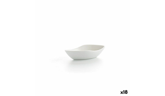 Блюдо Ariane Alaska Mini Овальный Керамика Белый (10,5 x 4,8 x 2,8 cm) (18 штук)