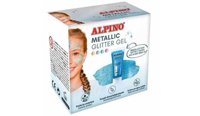 Children's Makeup Alpino Gel Glitter Blue