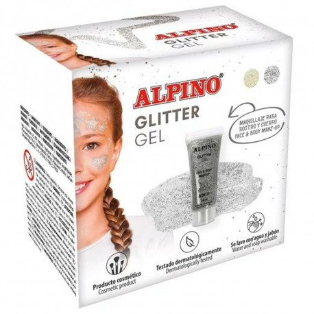 Laste meik Alpino Geel Läige Hõbedane