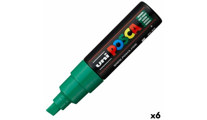 Marker pen/felt-tip pen POSCA PC-8K Green (6 Units)