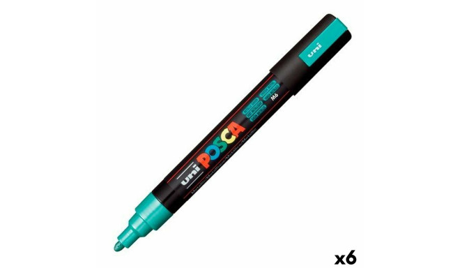 Vilt POSCA PC-5M Roheline (6 Ühikut)