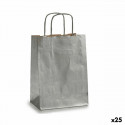 Paper Bag Silver (18 x 8 x 31 cm) (25 Units) Paper Bag Silver (18 x 8 x 31 cm) (25 Units)