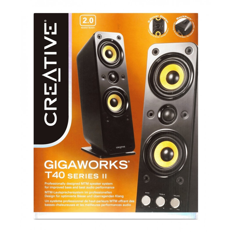 Creative Labs GigaWorks T40 Series II Black 32 W - Speakers