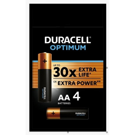 Optimum DURACELL AA, 4 vnt