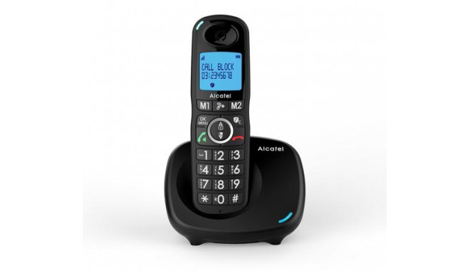 Alcatel XL535 DECT telephone Caller ID Black