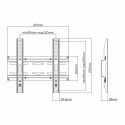 Sbox Fixed Flat Screen LED TV Mount 23"-43" 35kg PLB-2522F