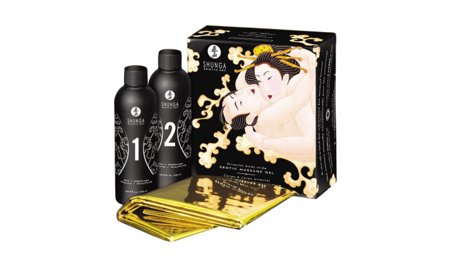 SHUNGA SET GEL DE MASAJE AROMA MELON Y MANGO 1UN