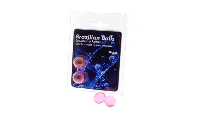 BRAZILIAN BALLS BALLS GEL INTIMO EFECTO REFRESH VIBRATION 1UN