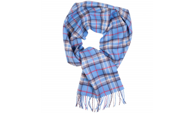 SOKISAHTEL Alpakavillane sinine šotiruuduline sall 425