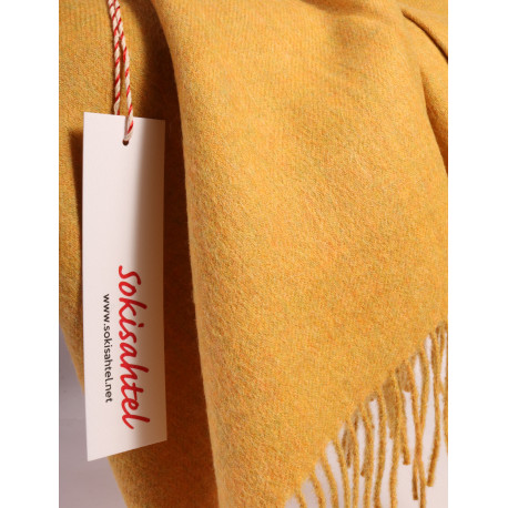 SOKISAHTEL Alpakavillane kollane pleed 425