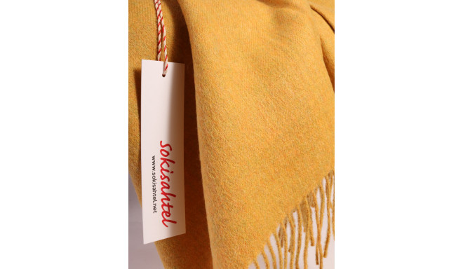 SOKISAHTEL Alpakavillane kollane pleed 425