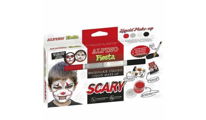 Детский макияж Alpino Scary 4 цветов