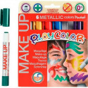 Children's Makeup Playcolor Metallic Multicolour 6 Pieces Bar