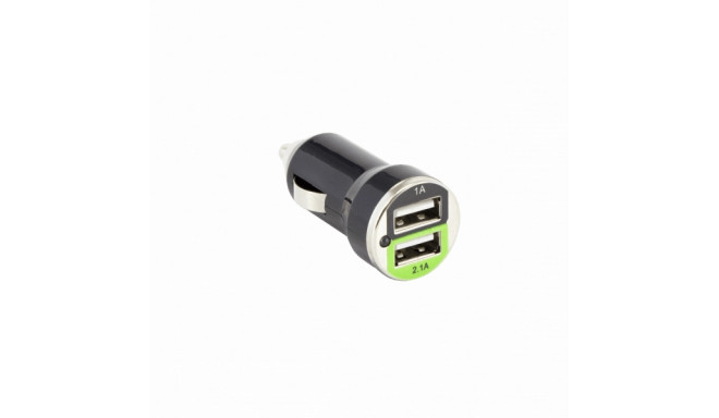 Sbox CC-221B Dual USB Car Charger CC-221B blackberry black
