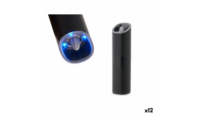 Electric Grinder LED Light Ceramic Black Steel ABS AS (5,2 x 20,3 x 5,2 cm)