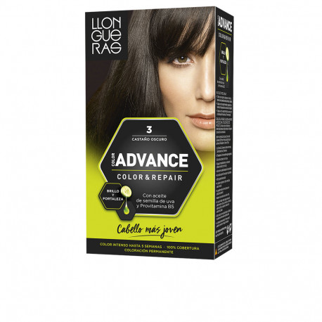 LLONGUERAS COLOR ADVANCE #3-castaño oscuro 1 u